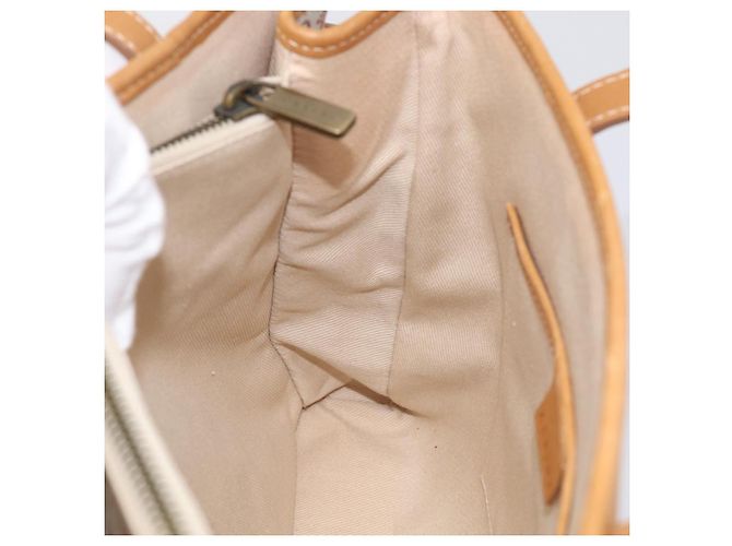 Céline CELINE C Macadam Hand Bag Canvas Beige Gold Tone Auth ep16948A - Jerrillo - Ansicht 12