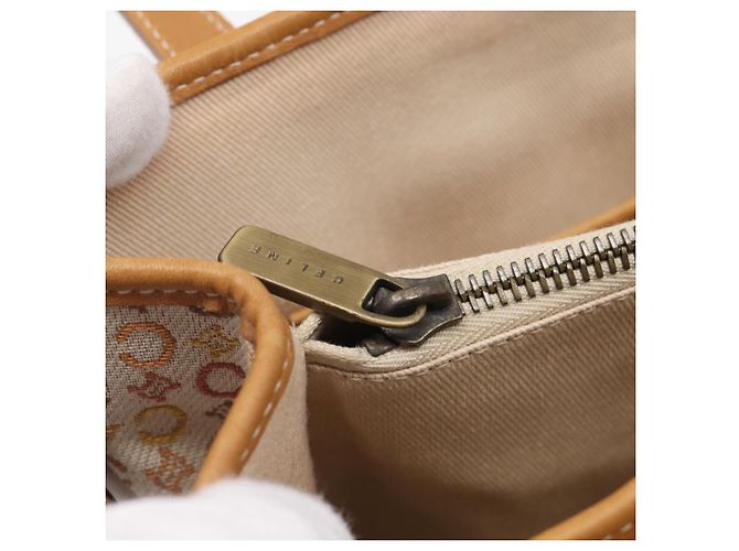Céline CELINE C Macadam Hand Bag Canvas Beige Gold Tone Auth ep16948A - Jerrillo - Ansicht 15
