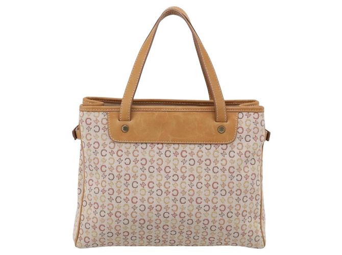 Céline CELINE C Macadam Hand Bag Canvas Beige Gold Tone Auth ep16948A - Jerrillo - Ansicht 2