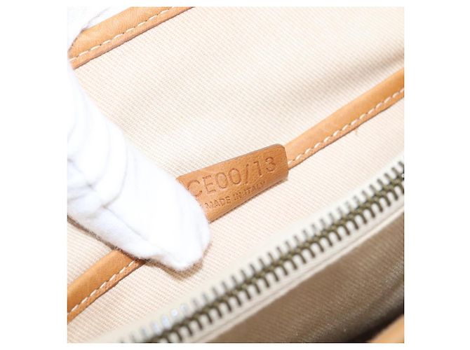 Céline CELINE C Macadam Hand Bag Canvas Beige Gold Tone Auth ep16948A - Jerrillo - Ansicht 4