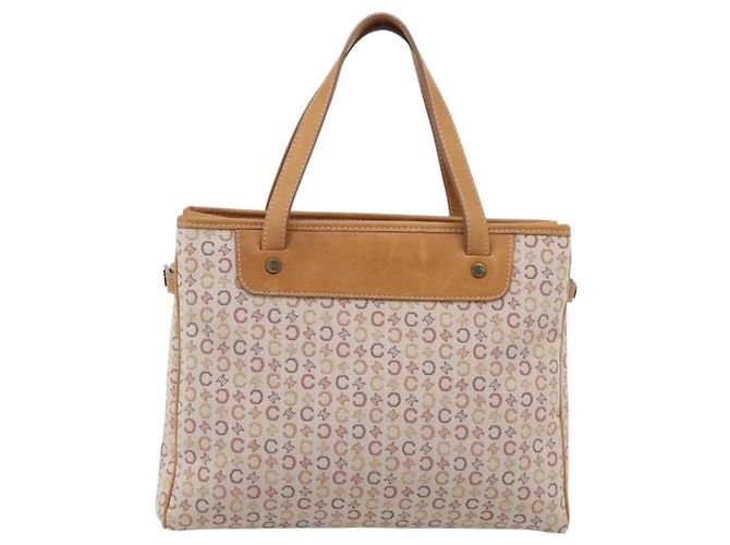 Céline CELINE C Macadam Hand Bag Canvas Beige Gold Tone Auth ep16948A - Jerrillo - Ansicht 5