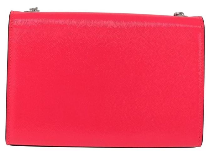Autre Marque Saint Laurent Chain Shoulder Bag Leather Pink Silver Auth 210941M - Jerrillo - vista 3