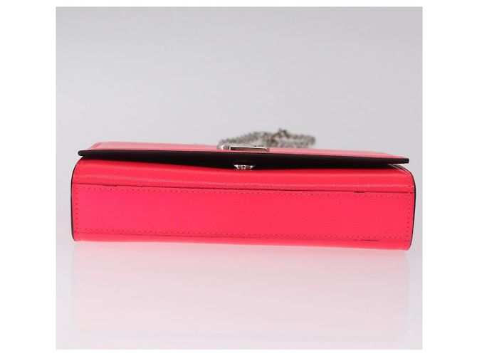 Autre Marque Saint Laurent Chain Shoulder Bag Leather Pink Silver Auth 210941M - Jerrillo - vista 9