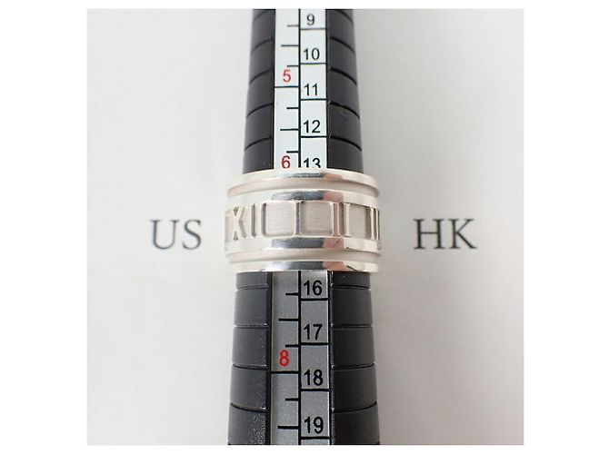 Autre Marque Anello Tiffany & Co. 925 Atlas Wide Band - vista 10