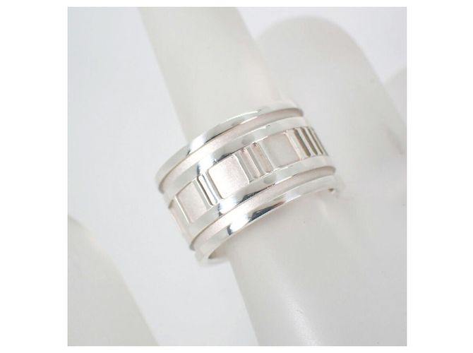 Autre Marque Anello Tiffany & Co. 925 Atlas Wide Band - vista 7