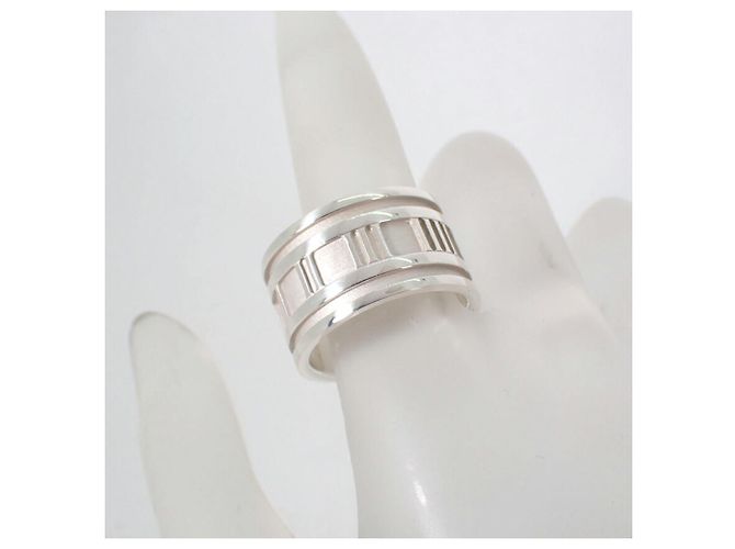 Autre Marque Anello Tiffany & Co. 925 Atlas Wide Band - vista 8