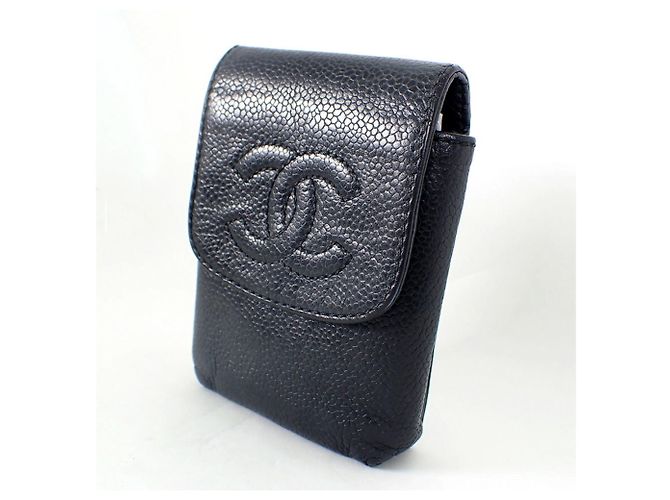 Pitillera Chanel de piel Caviar - vista 4