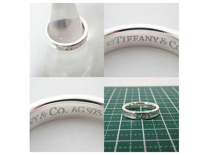 Autre Marque Bague Tiffany & Co. 925 1837 Narrow Band - vue 11
