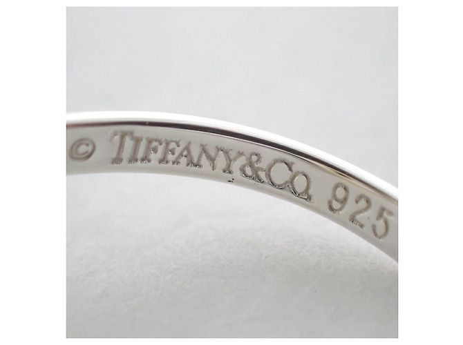 Autre Marque Anello a fascia con cuore in argento sterling e oro giallo Tiffany & Co. - vista 9