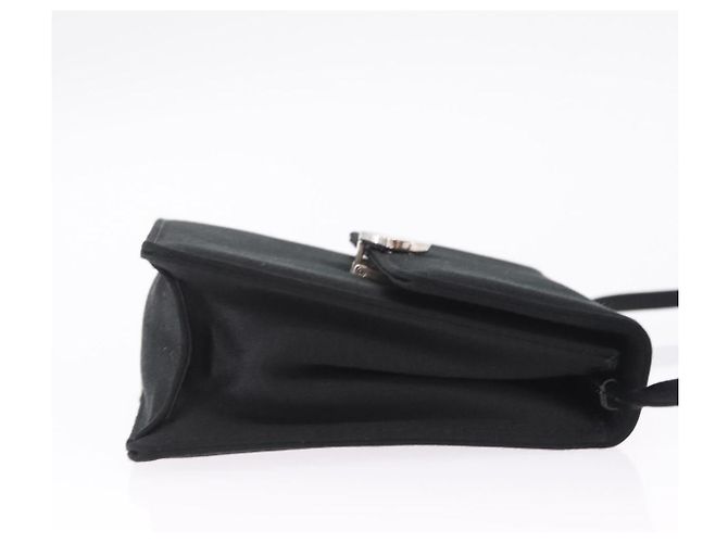 Bulgari BVLGARI Classico Hand Bag Satin Black Auth 210625A - Jerrillo - vista 4