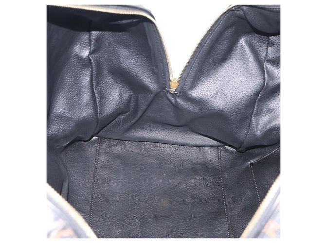 Céline CELINE Macadam Boston Bag PVC Black Gold Tone Auth 209064V - Jerrillo - vue 19