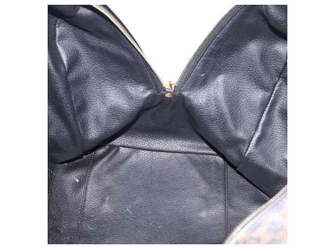 Céline CELINE Macadam Boston Bag PVC Black Gold Tone Auth 209064V - Jerrillo - vue 20