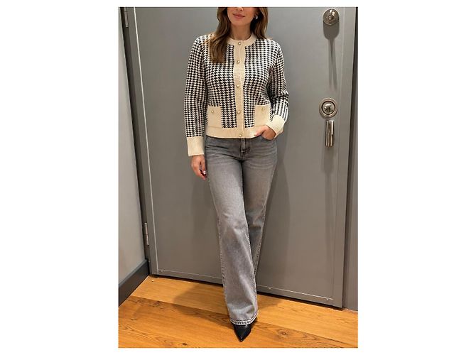 Christian Dior Strick-Cardigan Hahnentritt - Ansicht 6