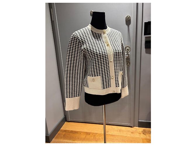 Christian Dior Strick-Cardigan Hahnentritt - Ansicht 7