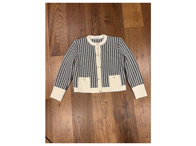 Christian Dior Strick-Cardigan Hahnentritt - Ansicht 8