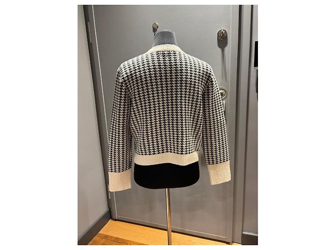 Christian Dior Strick-Cardigan Hahnentritt - Ansicht 9
