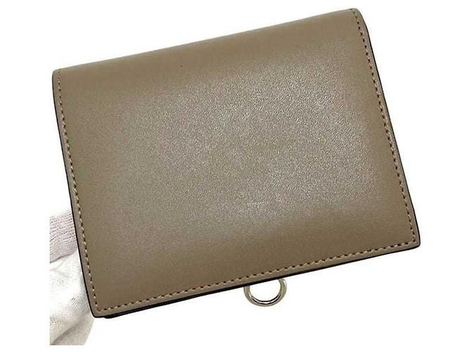 Fendi By The Way Bi-fold Geldbörse Beige Leder - Ansicht 10