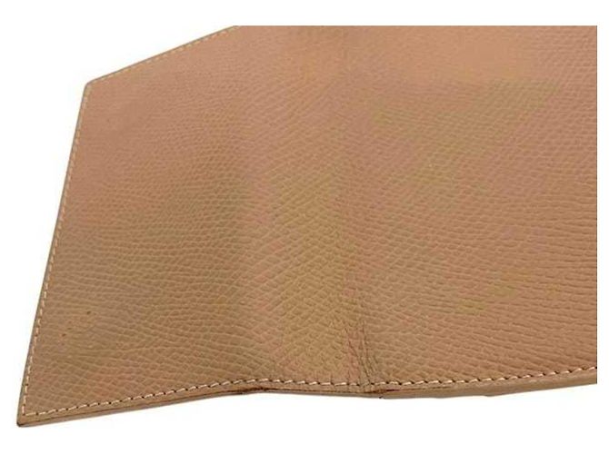 Céline Cartera Trifold Celine de piel beige - vista 7