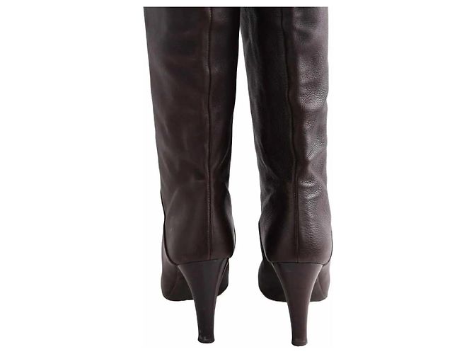 Giuseppe Zanotti Lederstiefel Braun - Ansicht 2