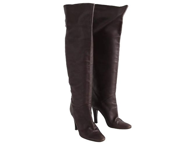 Giuseppe Zanotti Lederstiefel Braun - Ansicht 3