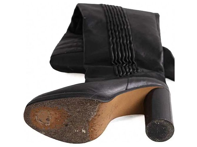 Isabel Marant Schwarze Overknee-Stiefel - Ansicht 5