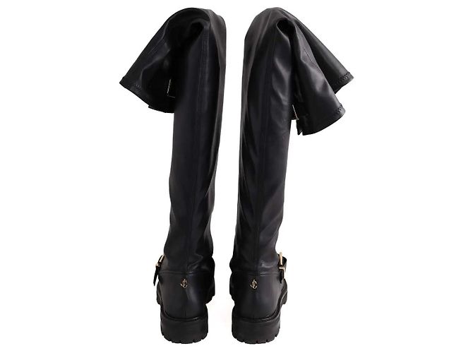 Jimmy Choo Botas mosqueteras negras - vista 2