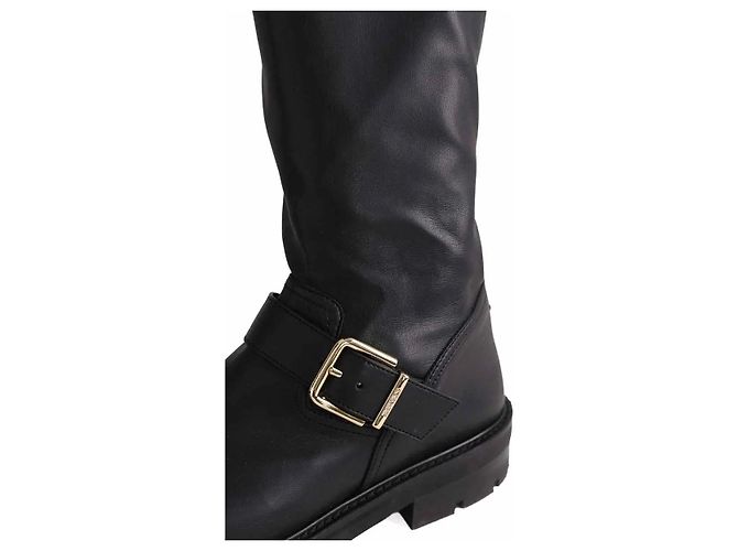 Jimmy Choo Botas mosqueteras negras - vista 4