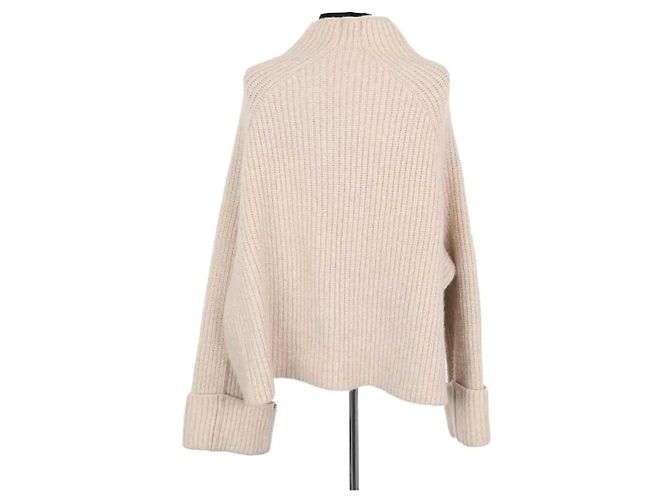 Jersey Céline de lana ecru - vista 4