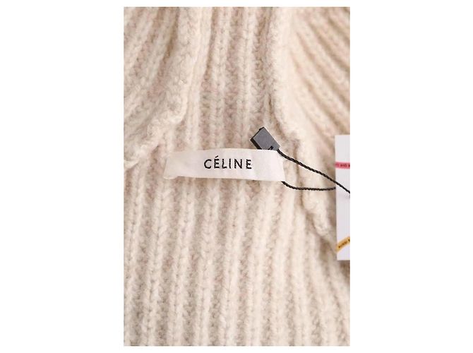 Jersey Céline de lana ecru - vista 5