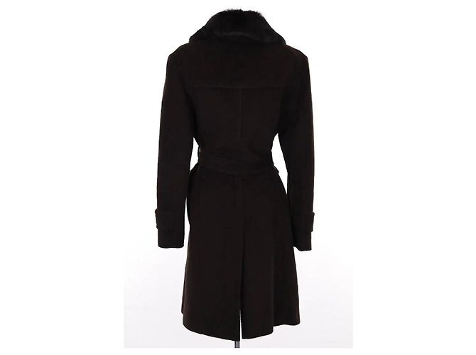 Gerard Darel Cappotto in lana Angora marrone - vista 4