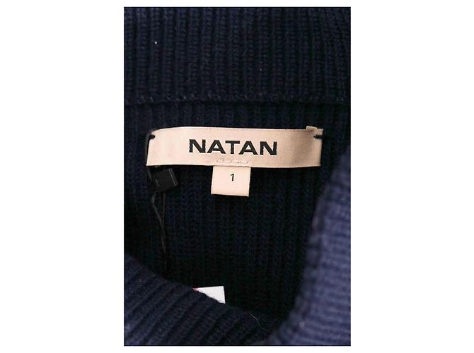 Autre Marque Rollkragenpullover marineblau - Ansicht 5