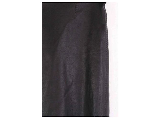 Jupe en cuir noire Stouls XXS - vue 2