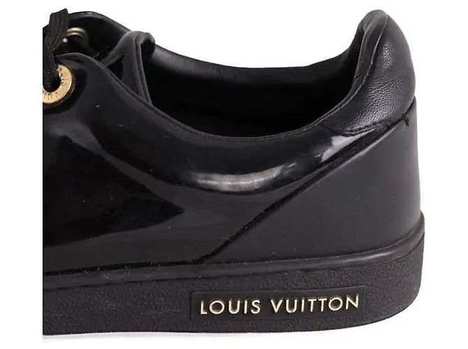 Sneakers Louis Vuitton in pelle nera - vista 4