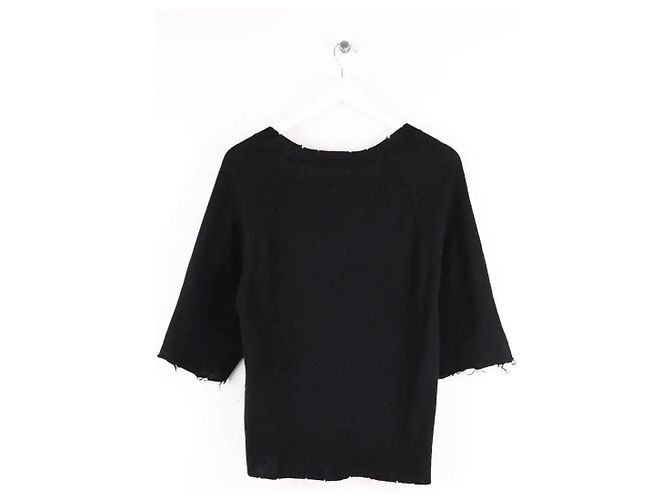 Zadig & Voltaire Kaschmir Pullover mit V-Ausschnitt Schwarz - Ansicht 3