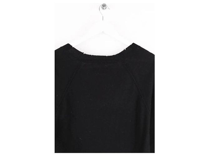 Zadig & Voltaire Kaschmir Pullover mit V-Ausschnitt Schwarz - Ansicht 4