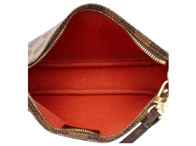 Sac à épaule Louis Vuitton Damier Ebene Navona Marron - vue 4