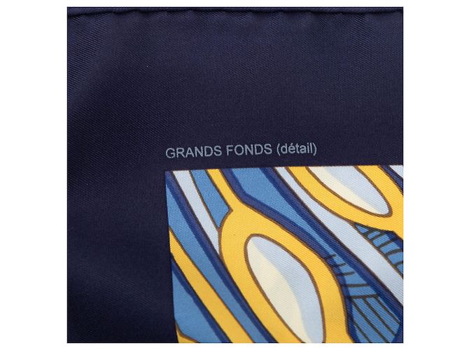 Lenço de seda Multi Hermès Grands Fonds II 90 - vista 4