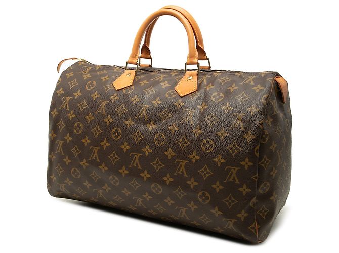 Borsa Boston Louis Vuitton Monogram Speedy 40 Marrone - vista 2