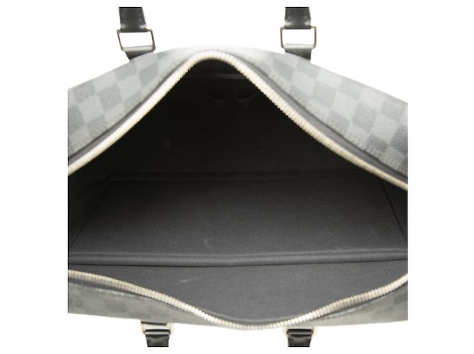 Black Louis Vuitton Damier Graphite Porte Documents Voyage GM Business Bag - view 4