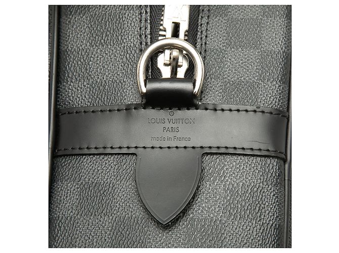Black Louis Vuitton Damier Graphite Porte Documents Voyage GM Business Bag - view 6