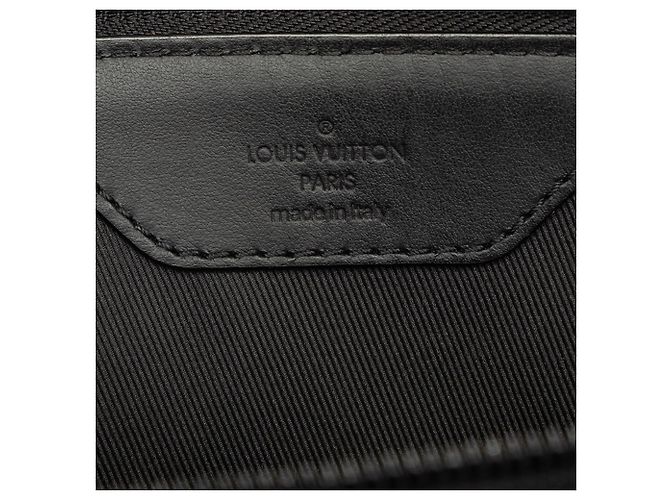 Borsa Sac Plat Cross Satchel Louis Vuitton Monogram Taurillon Nera - vista 5