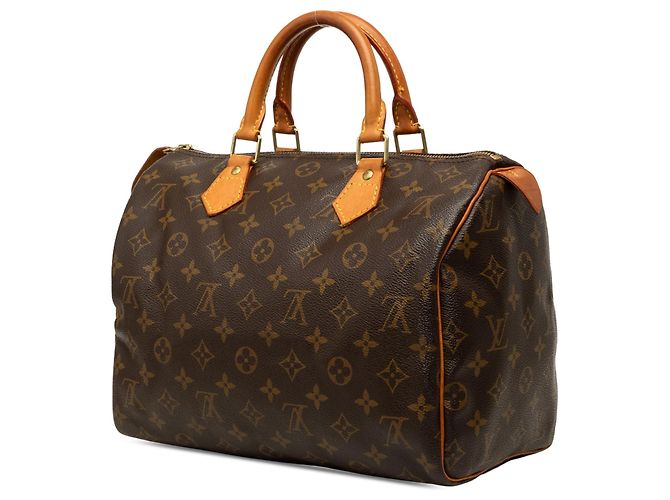 Borsa Boston Louis Vuitton Monogram Speedy 30 Marrone - vista 2