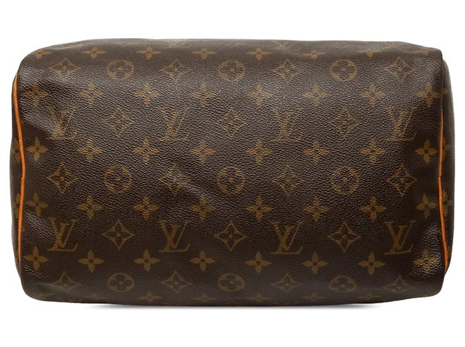 Borsa Boston Louis Vuitton Monogram Speedy 30 Marrone - vista 3