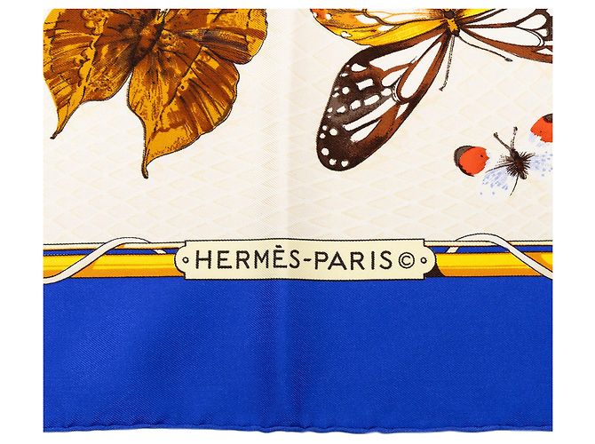 Hermès Farandole Seidentuch Blau 90 - Ansicht 5