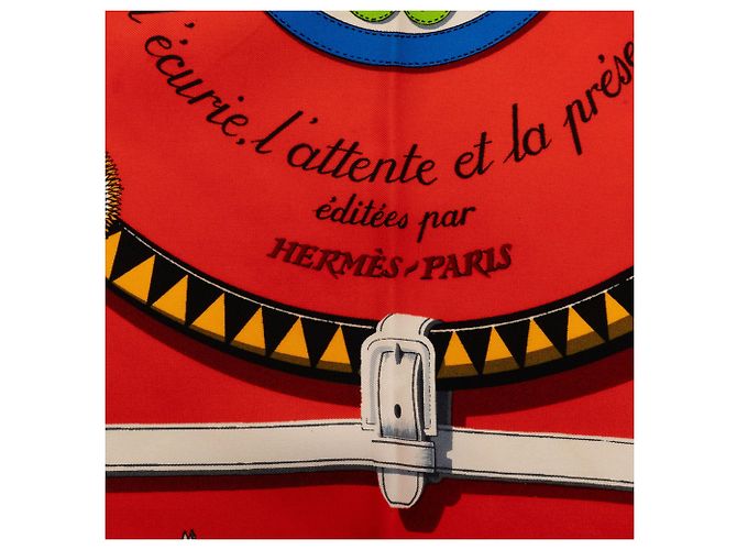 Pañuelo de seda Multi Hermès Couvertures et Tenues de Jour 90 - vista 4