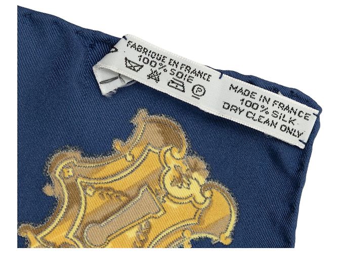 Hermès Les Cles Seidentuch Weiß 90 - Ansicht 3