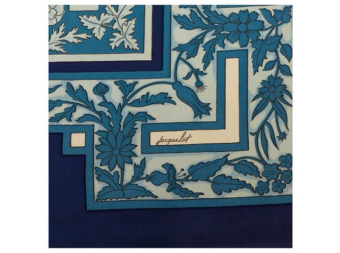Hermès Les Joyaux De L'Été Seidentuch blau 90 Scarves - Ansicht 6