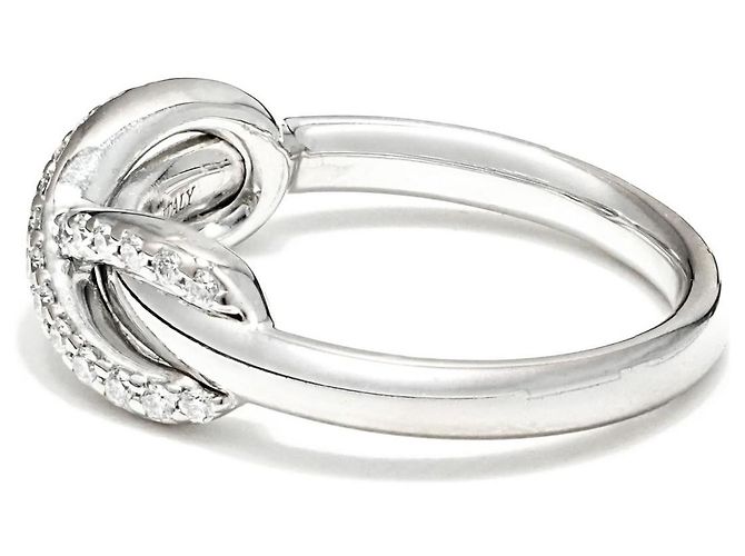 Tiffany & Co Tiffany Co Ring Infinity Weißgold 750/18kt Diamanten 0,5ct Gr 45 Luxus - Ansicht 2