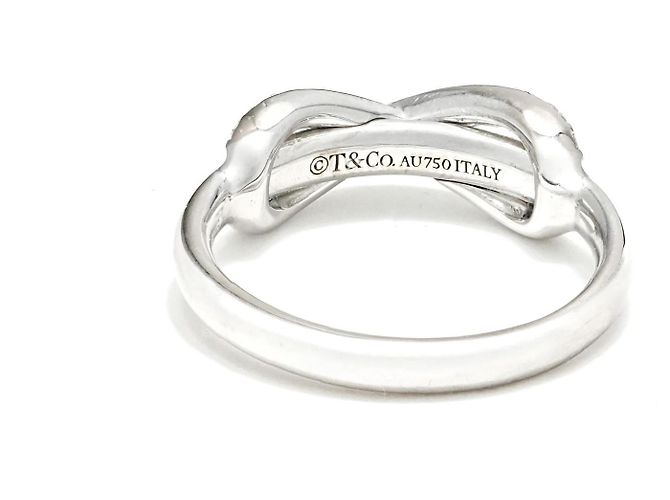 Tiffany & Co Tiffany Co Ring Infinity Weißgold 750/18kt Diamanten 0,5ct Gr 45 Luxus - Ansicht 3