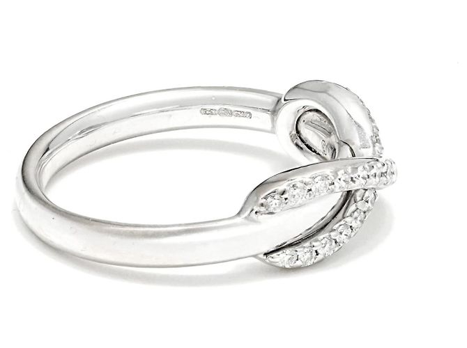 Tiffany & Co Tiffany Co Ring Infinity Weißgold 750/18kt Diamanten 0,5ct Gr 45 Luxus - Ansicht 4